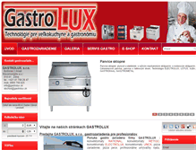Tablet Screenshot of gastrolux.sk